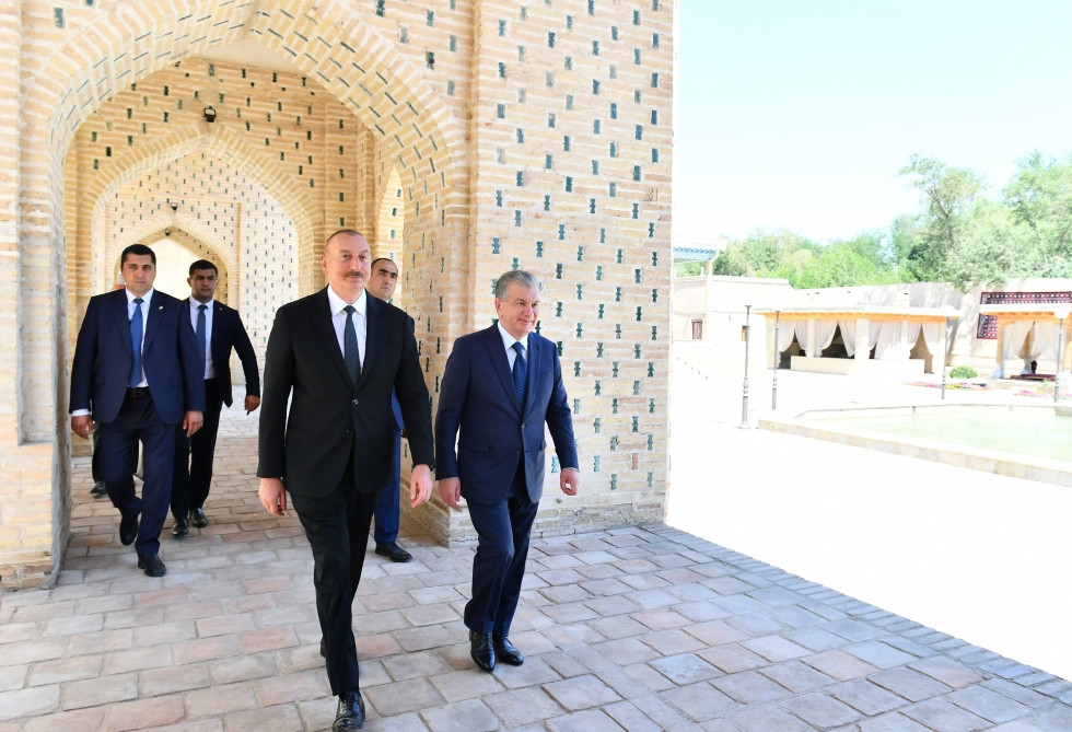 President Ilham Aliyev viewed Nurullaboy Palace Complex in city Khiva
