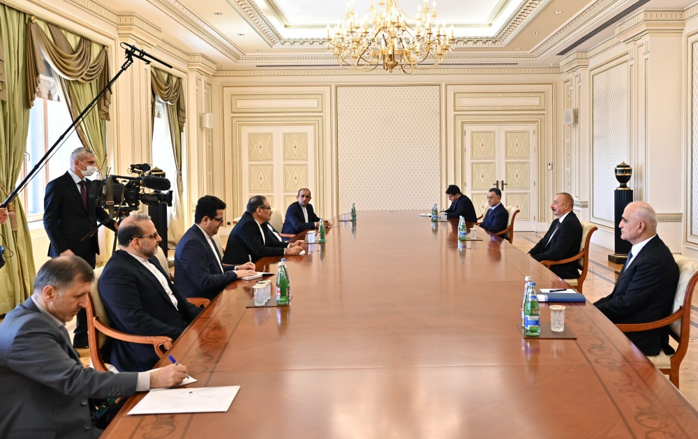 Azerbaijani President receives Secretary of Iran's Supreme National Security Council