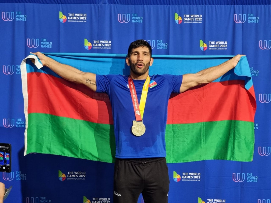 Azerbaijani kickboxer claims gold at World Games 2022 in Birmingham