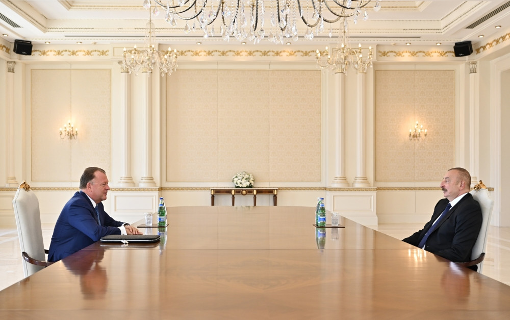 President Ilham Aliyev received President of International Judo Federation