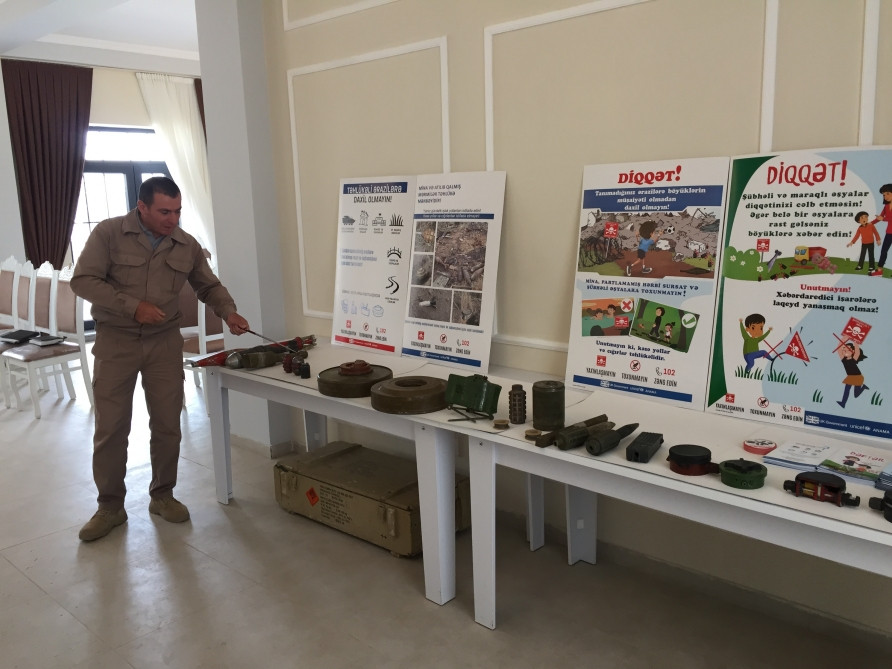 ANAMA Ağalı kəndinə köçürülən əhali üçün maarifləndirmə təlimlərinə başlayıb