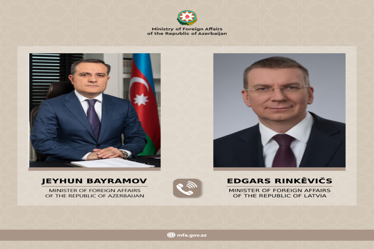 Azərbaycan və Latviya xarici işlər nazirləri regional vəziyyəti müzakirə ediblər