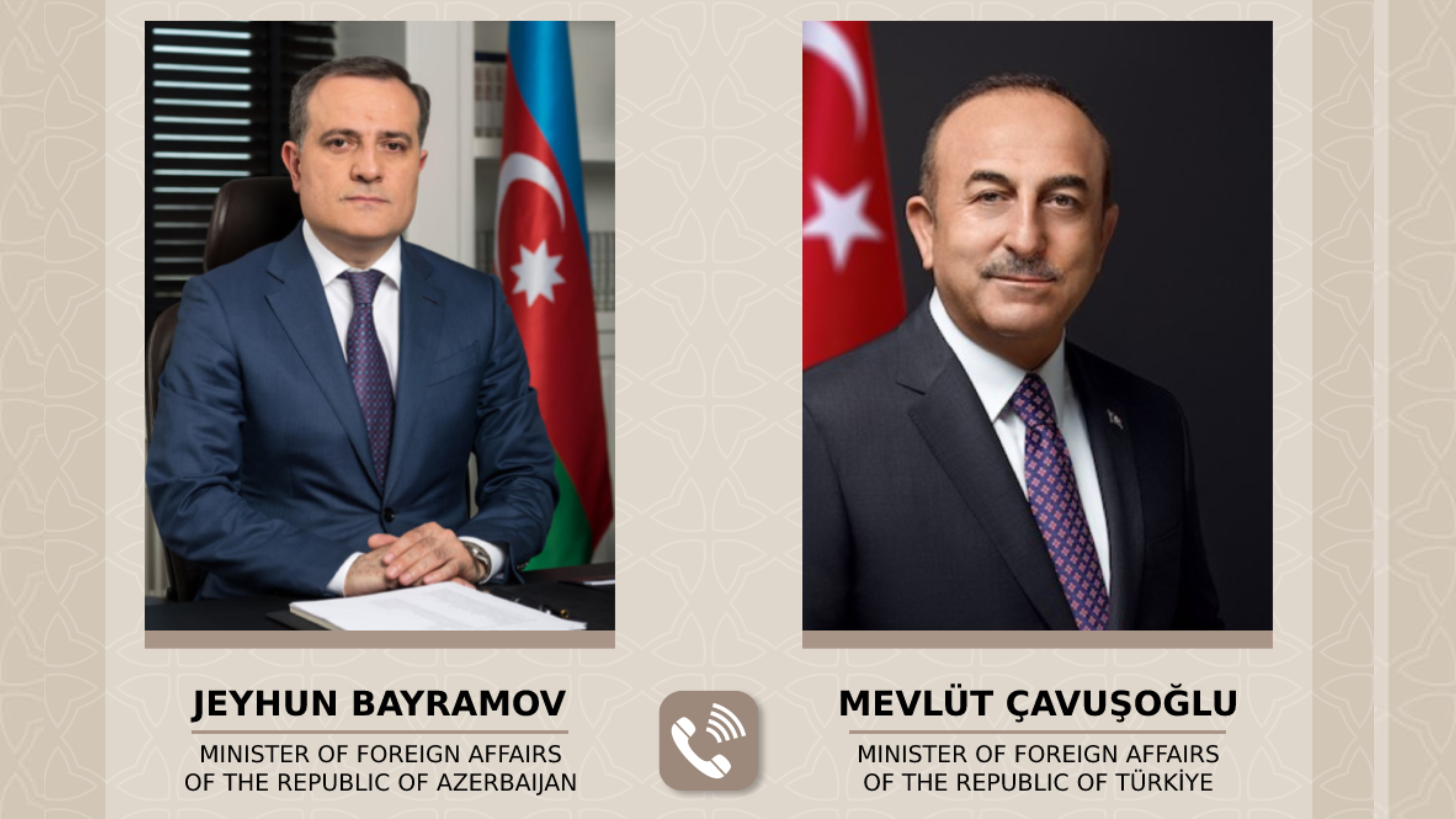 Azerbaijani and Turkish FMs hold phone talks