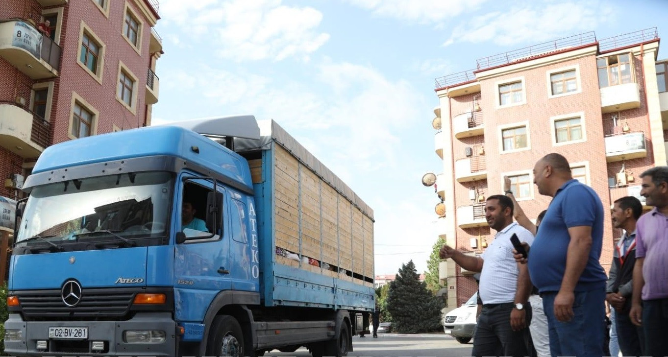 Еще 10 семей выехали в село Агалы Зангиланского района