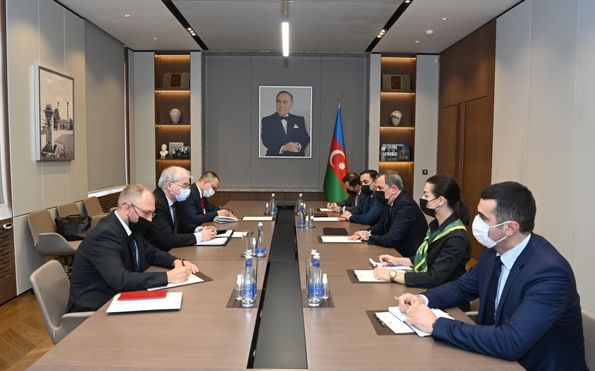 Ceyhun Bayramov Rusiyanın Azərbaycan-Ermənistan münasibətləri üzrə xüsusi nümayəndəsi ilə görüşüb