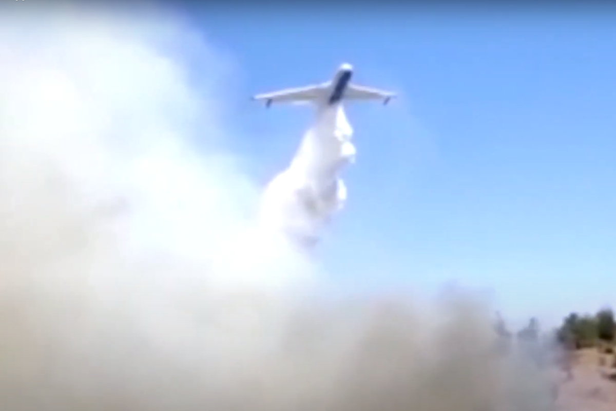 Yanğınların söndürülməsi tədbirləri davam etdirilir: amfibiya təyyarəsi, 2 helikopter cəlb olundu