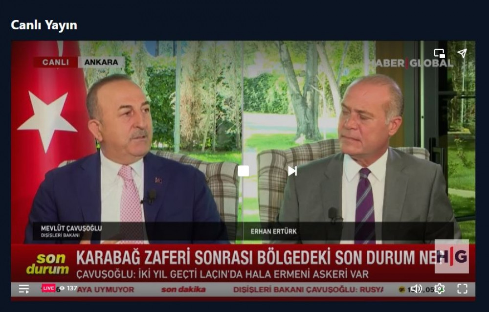 Turkish FM: "Armenians are leaving territories, destroying the surroundings as they did before"