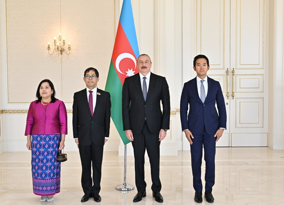 President Ilham Aliyev received credentials of incoming ambassador of Thailand