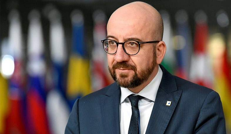 Charles Michel makes press statement following meeting with President Ilham Aliyev and Prime Minister Nikol Pashinyan