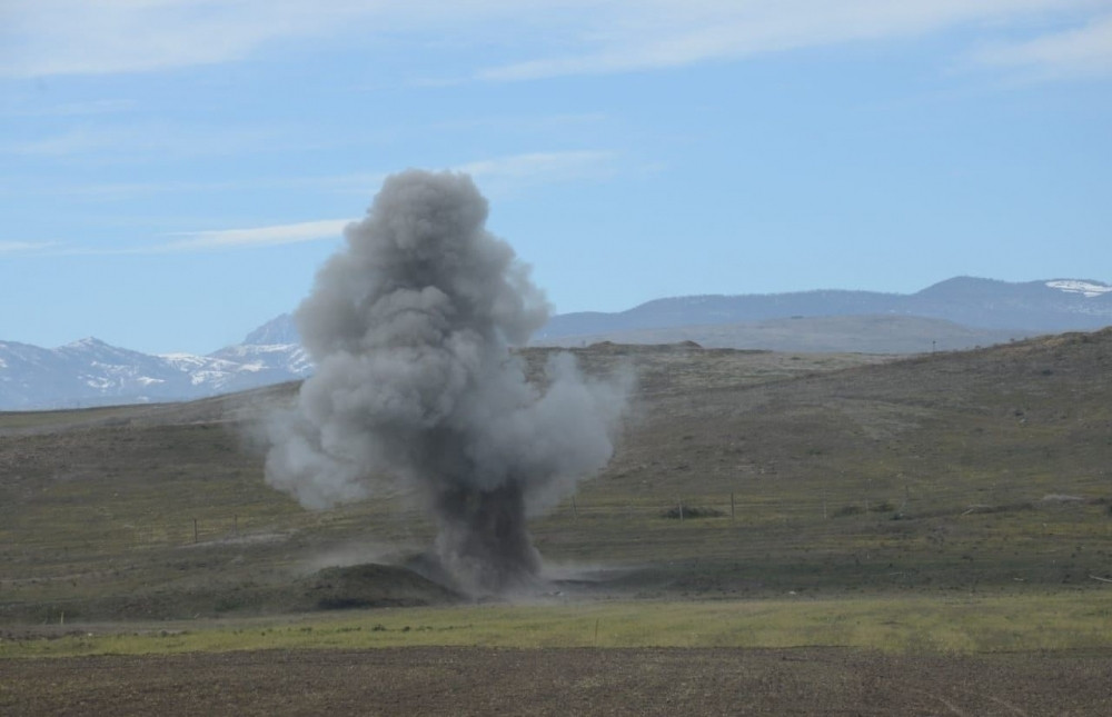 Один человек подорвался на мине в Тертере