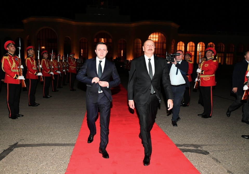 Завершился рабочий визит президента Ильхама Алиева в Грузию