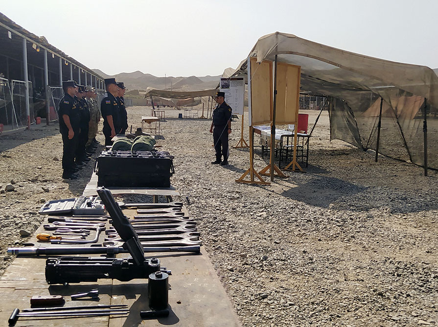 The process of transferring weapons and military equipment into the autumn-winter operation mode ended