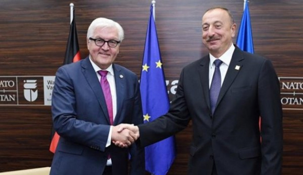 Azərbaycan Prezidenti almaniyalı həmkarını təbrik edib