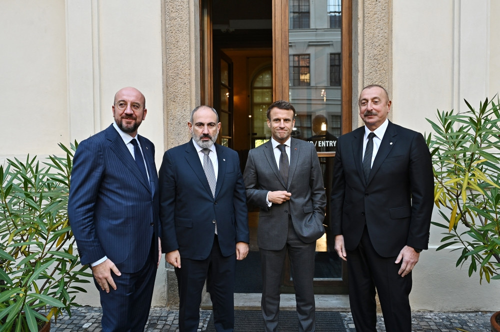 Meeting of President Ilham Aliyev with President of France, President of European Council, and Prime Minister of Armenia was held in Prague