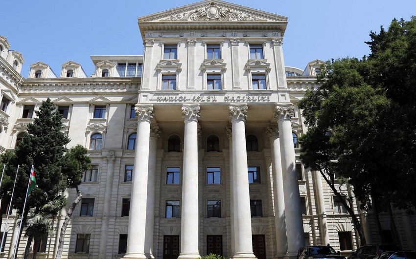 Azerbaijan's MFA dismisses calls voiced by French foreign minister as 'completely groundless'