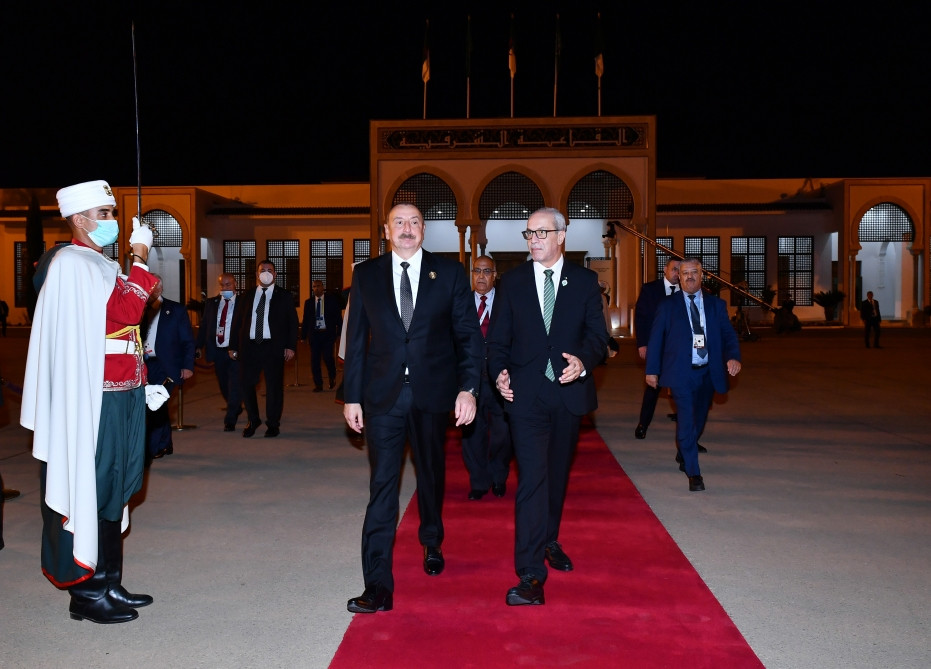President Ilham Aliyev ended his visit to Algeria