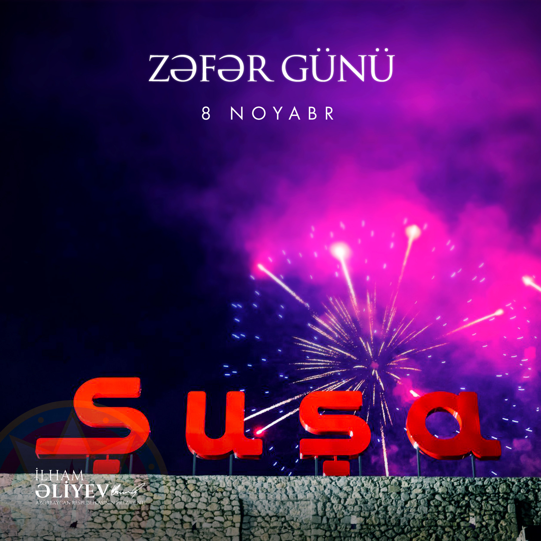 President Ilham Aliyev made post on occasion of 8 November - Victory Day