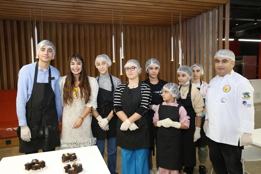 Vice-President of Heydar Aliyev Foundation Leyla Aliyeva visits DOST Center for Inclusive Development and Creativity