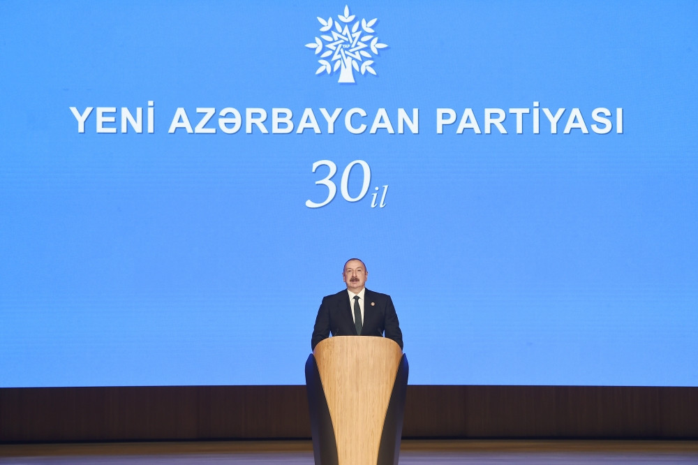 Event to mark 30th anniversary of New Azerbaijan Party gets underway
