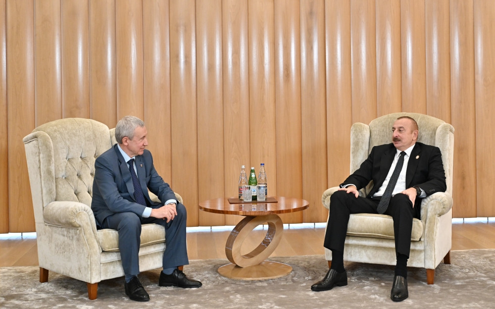 President Ilham Aliyev received representative of Supreme Council of United Russia Part
