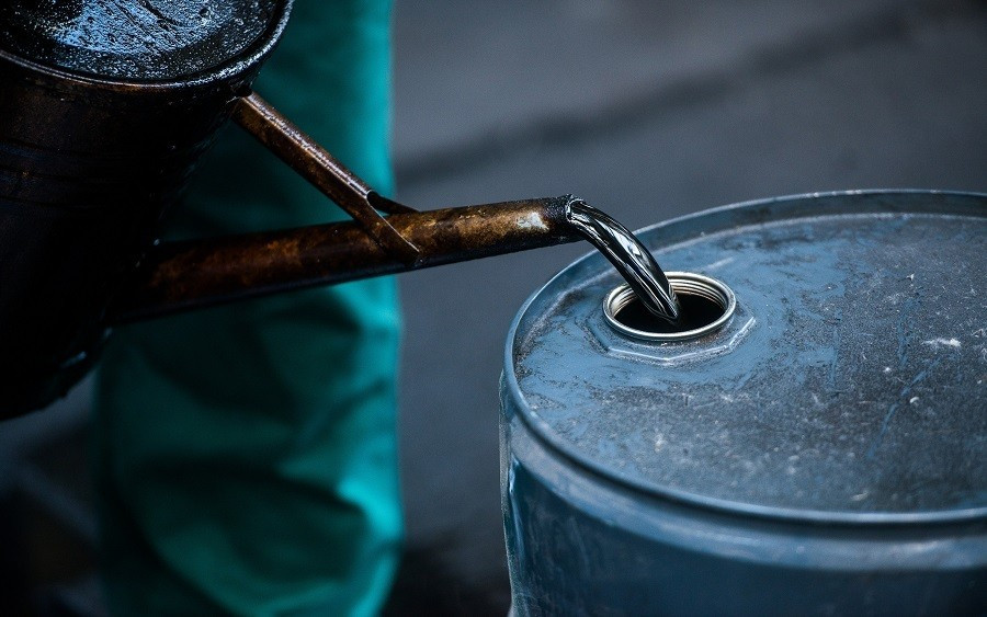 Oil prices on world markets