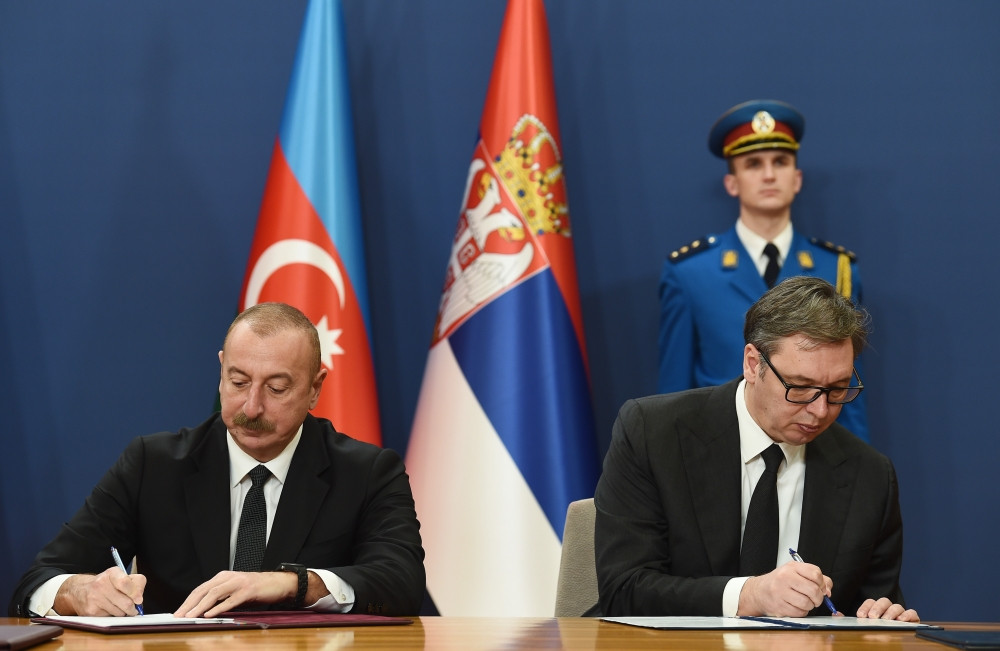 Azerbaijani-Serbian documents were signed in Belgrade