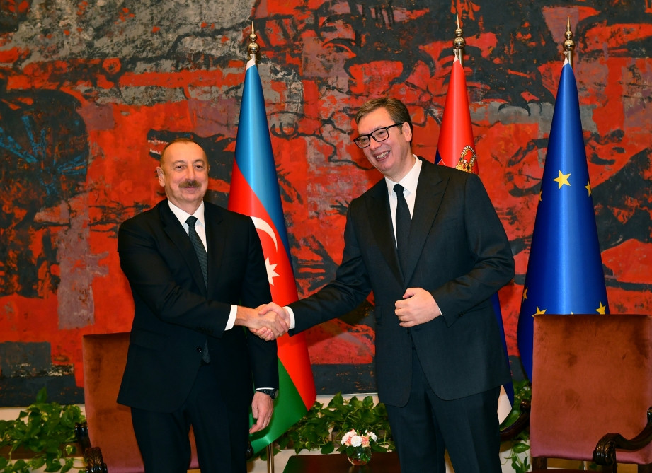 President Ilham Aliyev, President of Serbia Aleksandar Vucic held one-on-one meeting in Belgrade