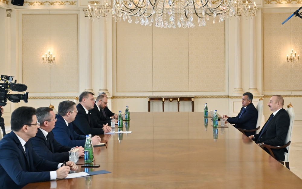 President Ilham Aliyev received governor of Russia's Astrakhan region