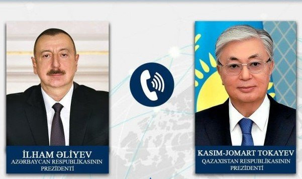 Qazaxıstan Respublikasının Prezidenti Kasım-Jomart Tokayev Prezident İlham Əliyevə zəng edib