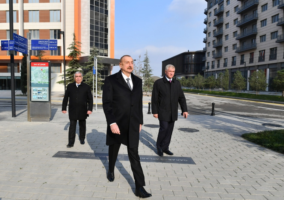 Construction of a number of infrastructure facilities at Central Park Quarter of Baku White City completed