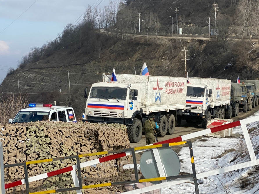 Russian peacekeepers’ vehicles passed through protest area without hindrance