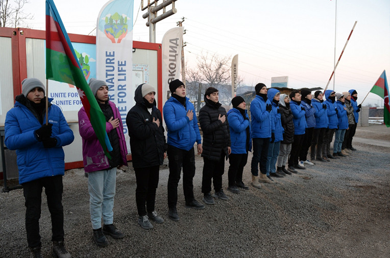 Xankəndi-Laçın yolunda aksiya 47 gündür davam edir