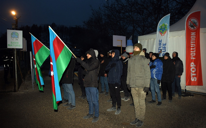 Azərbaycanlı ekofəalların dinc aksiyası 51 gündür davam edir