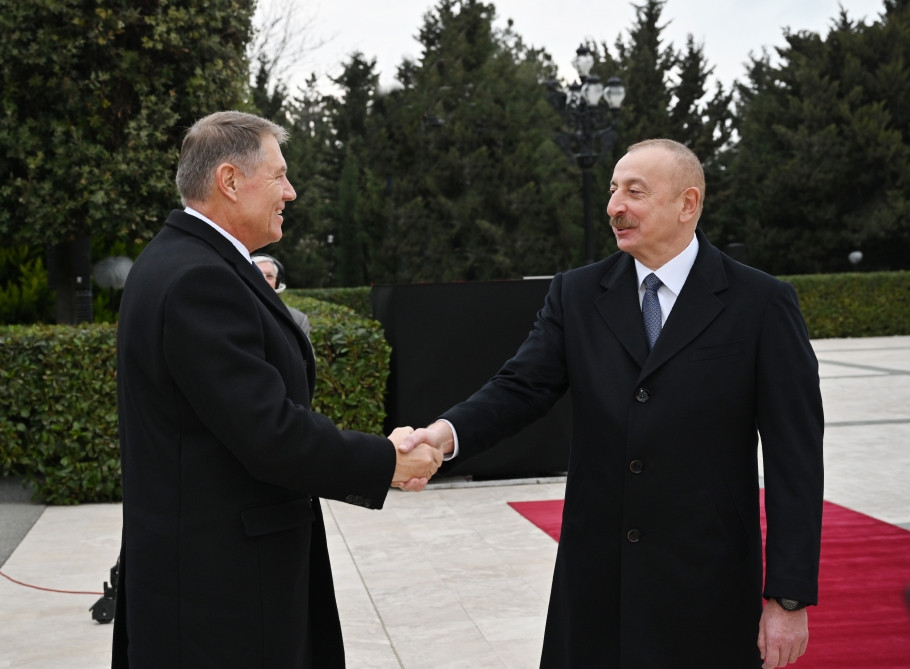 Official welcome ceremony was held for President of Romania Klaus Iohannis