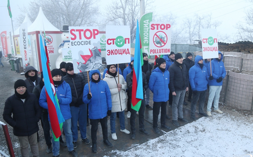 Azərbaycanlı ekolofəalların dinc aksiyası 58 gündür davam edir