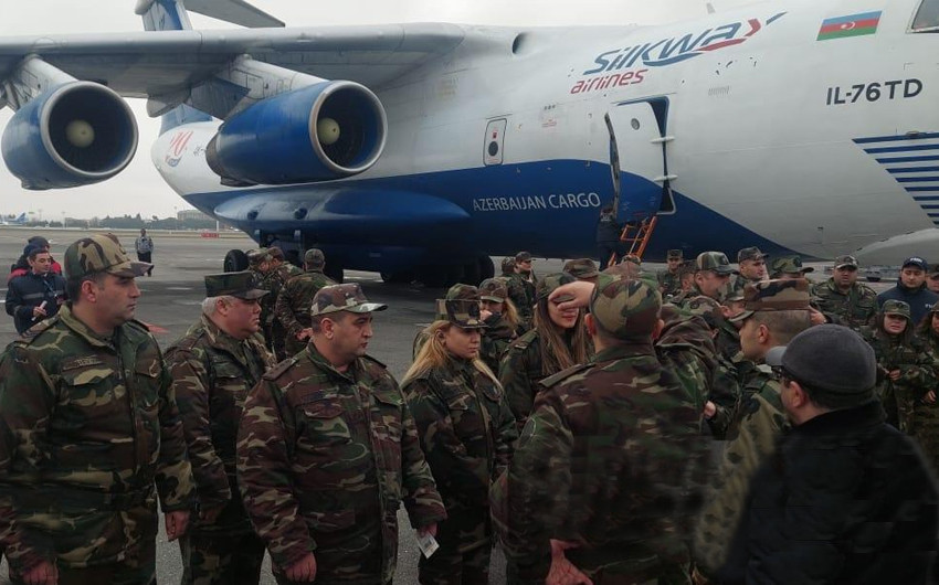 Group of Azerbaijani military medical personnel leaves for Turkiye