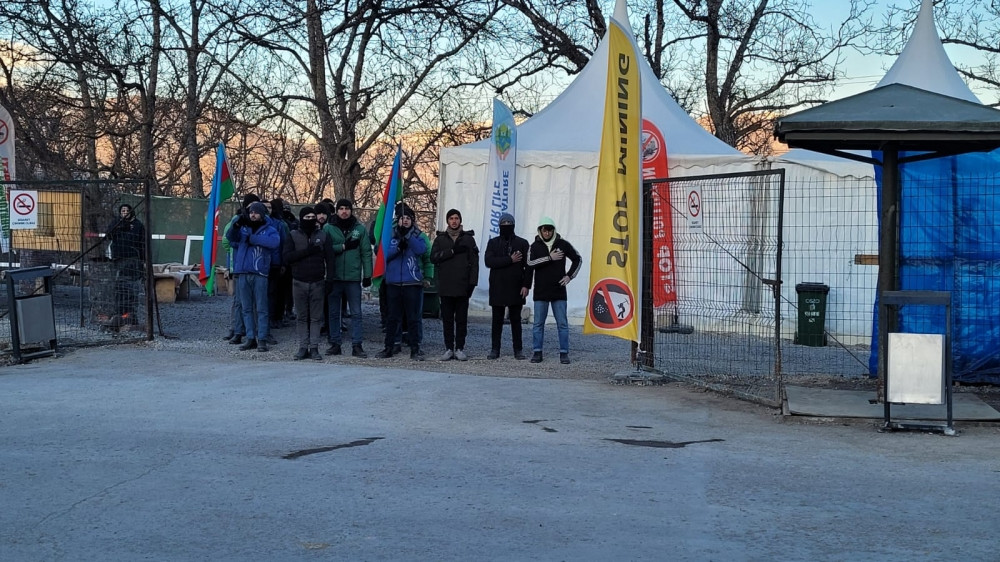 Peaceful protests of Azerbaijani eco-activists on Lachin–Khankendi road enter 70th day