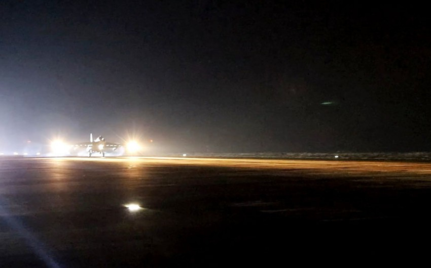 Azerbaijan Air Force aircraft continue conducting training flights