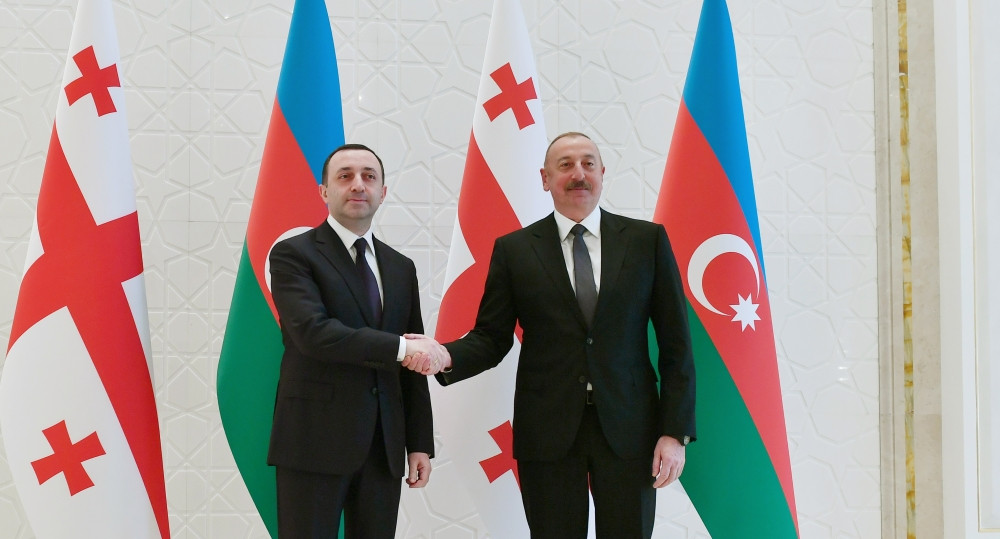 Azerbaijani President`s one-on-one meeting with Georgian Prime Minister started