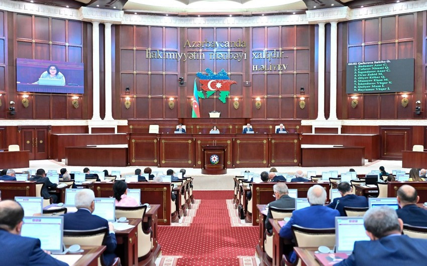 Обнародована повестка предстоящего пленарного заседания Милли Меджлиса