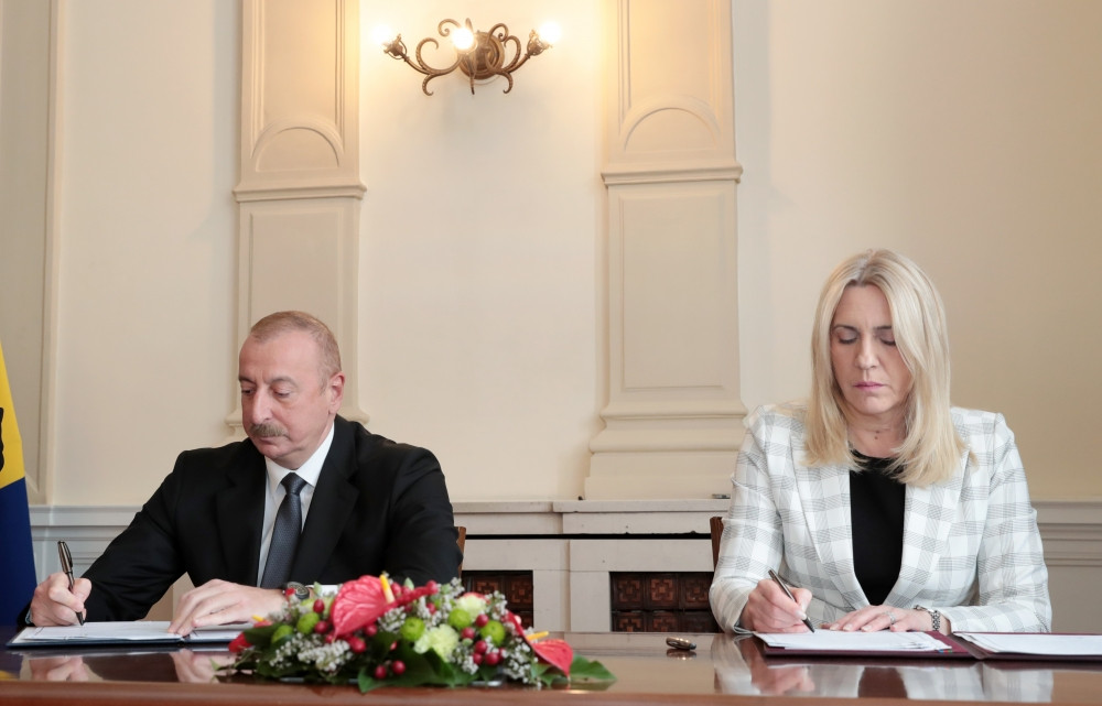 Azerbaijan, Bosnia and Herzegovina signed Declaration on strategic partnership
