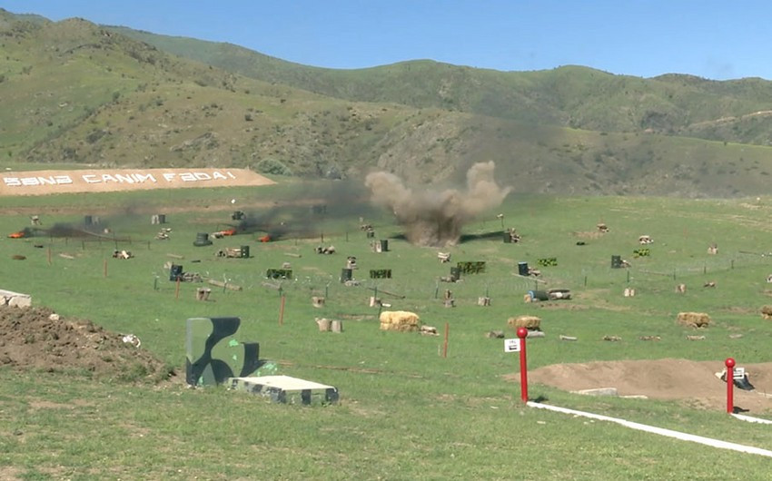 Commando units of Azerbaijani Army accomplish practical shooting exercises