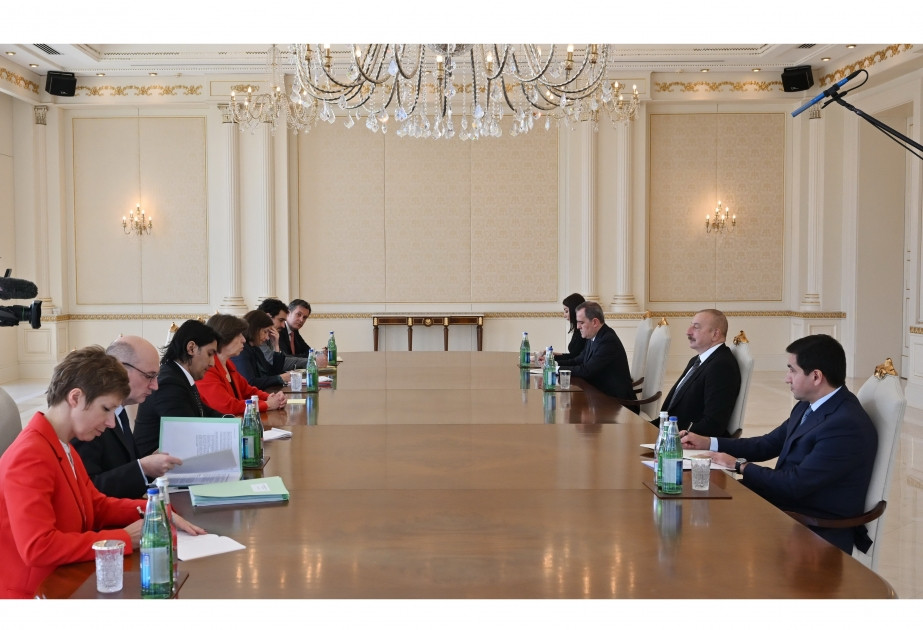 President Ilham Aliyev received Minister for Europe and Foreign Affairs of France