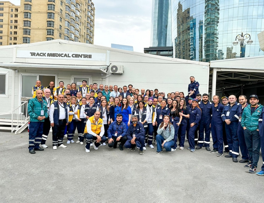 В связи с проведением Формулы-1 выделены 10 медпунктов