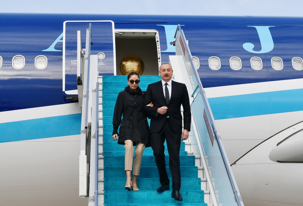 President of Azerbaijan Ilham Aliyev arrived in Türkiye for working visit