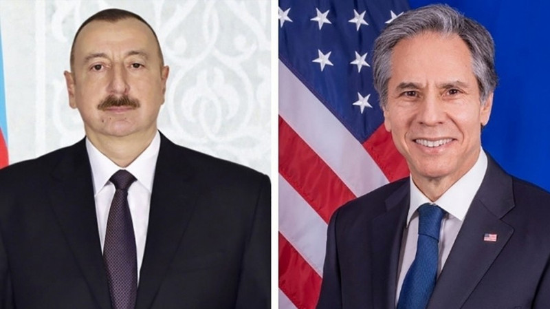 US Secretary of State makes phone call to President of Azerbaijan Ilham Aliyev