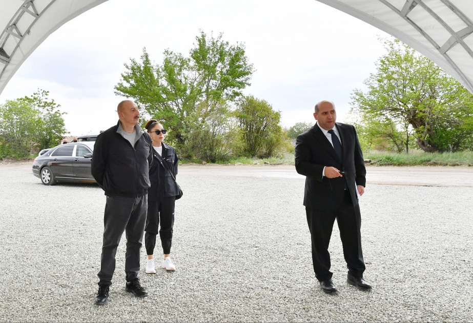 Foundation stone was laid for administrative building in the city of Aghdam