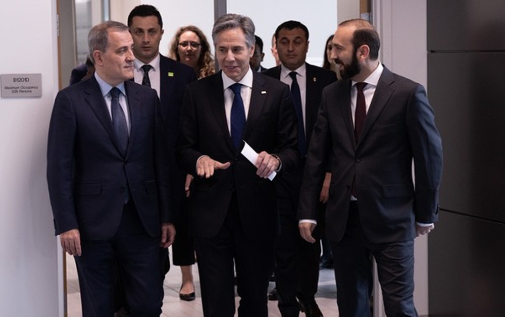 Blinken says 'pleased with the progress' on Bayramov-Mirzoyan meeting