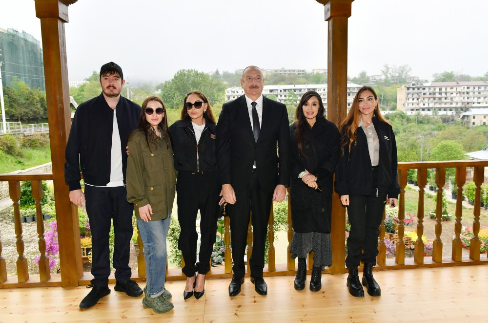 President Ilham Aliyev and First Lady Mehriban Aliyeva attended a number of events in Shusha