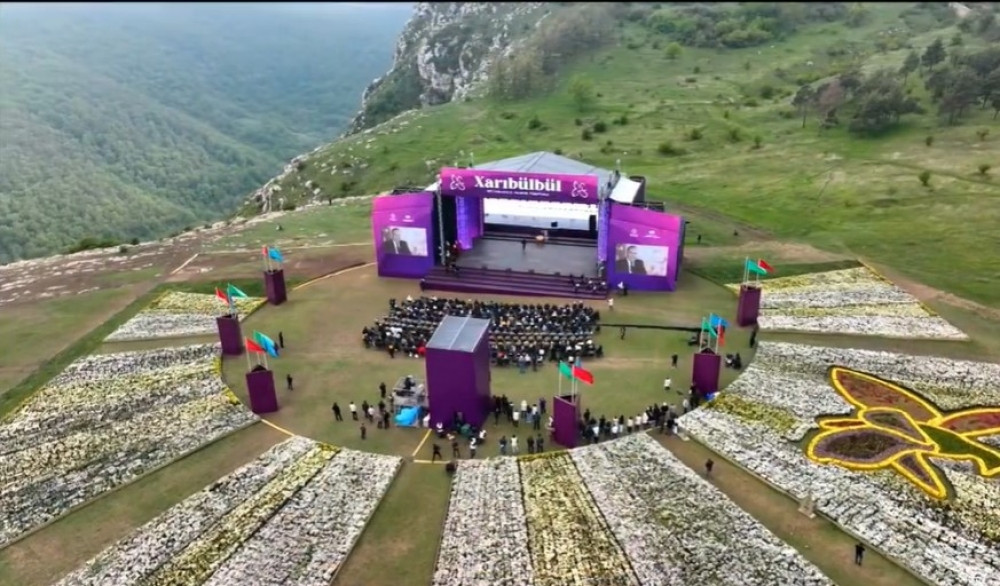 First Vice-President Mehriban Aliyeva shared footages from "Kharibulbul" International Music Festival